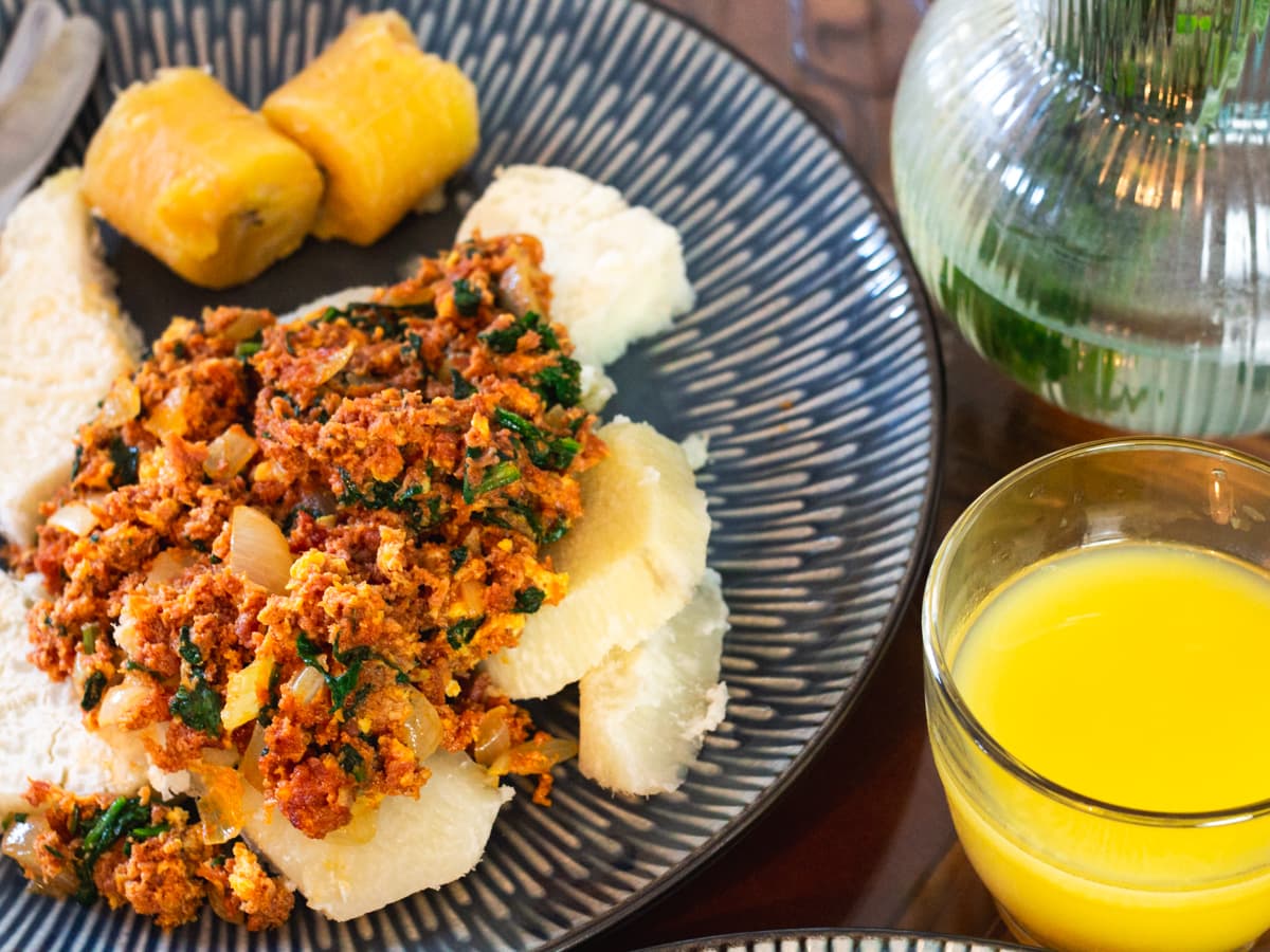 Yam and Egg
